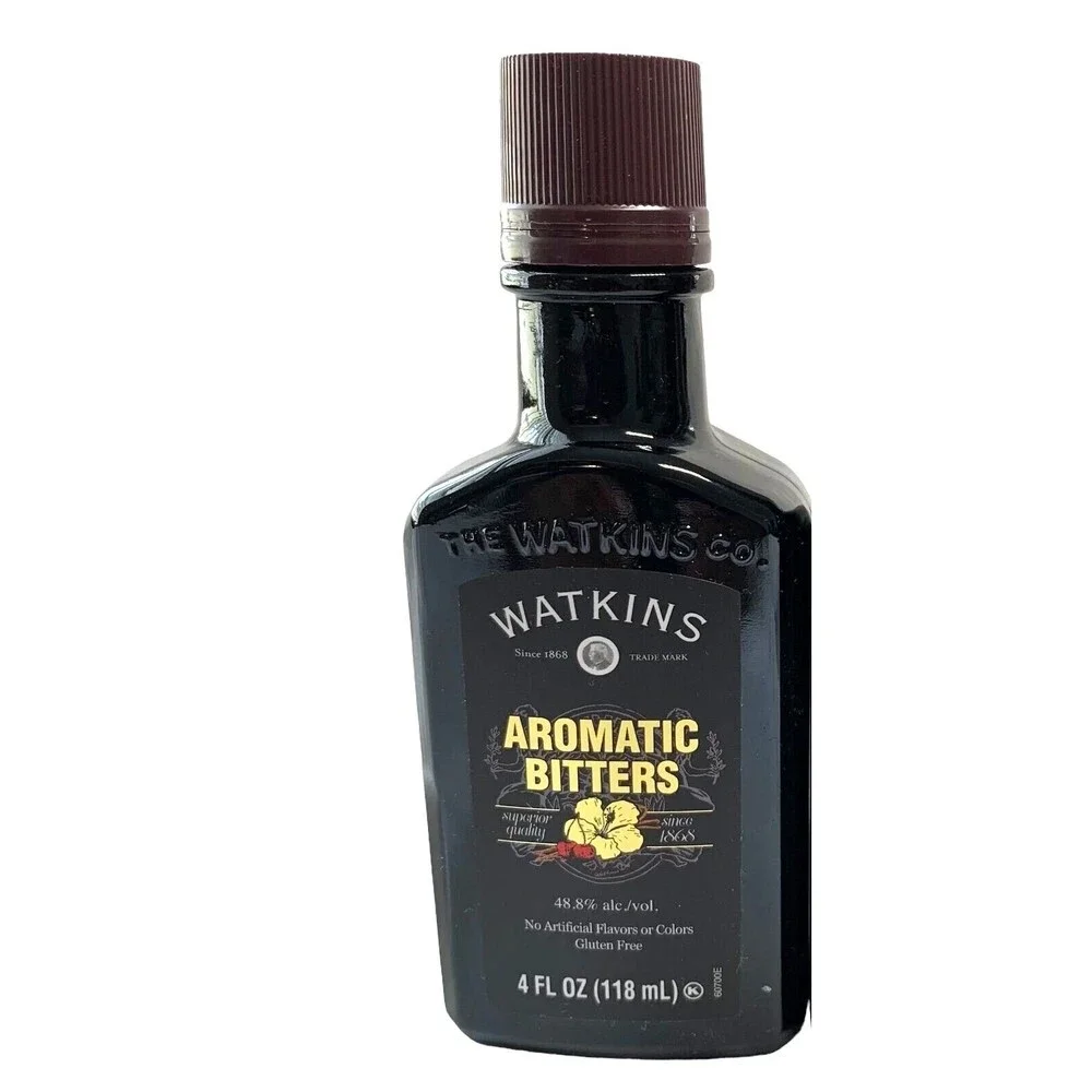 J. R. Watkins Aromatic Bitters 4 Fl Oz (118 mL) Sealed Free Recipes